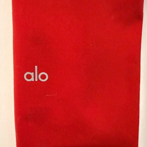 Alo Yoga Leggings Pink Size Medium 7/8 Length - Picture 4 of 5